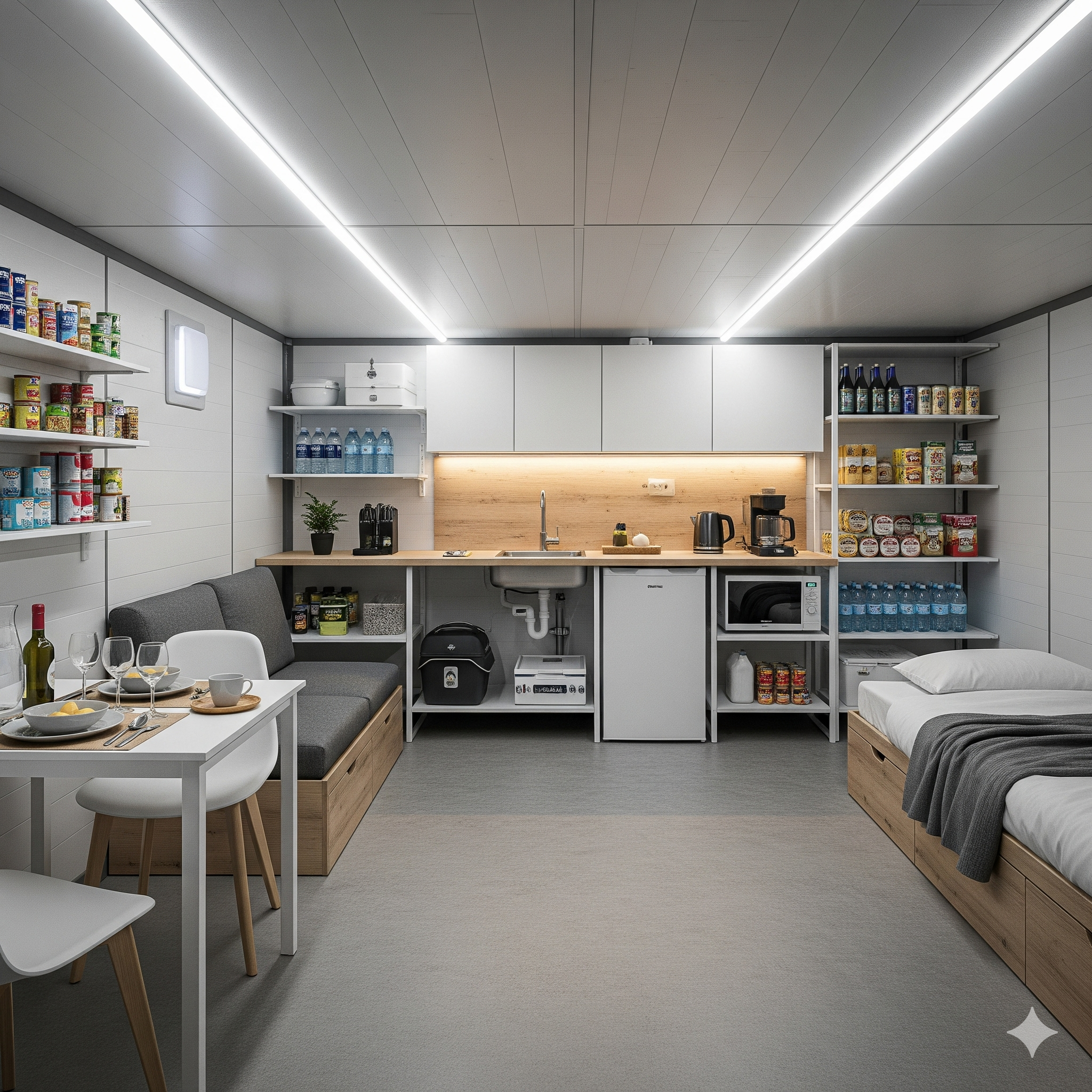 Sığınaklarda Su ve Gıda Depolama Stratejileri